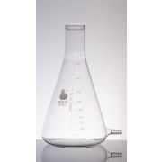 Bellco Glass, Inc - Break Resistant Lip Media/Disposable Flask WHC,2000mL Graduated. (3/Case)