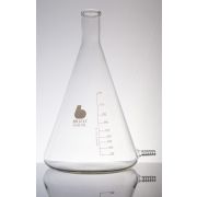 Bellco Glass, Inc - Break Resistant Lip Media/Disposable Flask WHC,6000mL Graduated. (2/Case)