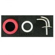 Bellco Glass, Inc - Stainless Steel Angled 2-Port Assembly,45mm With Hose Barbs - RA 32. (Each)