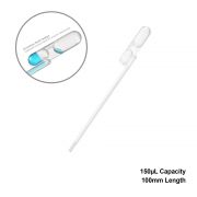 Exact Volume Transfer Pipette, 150uL, 100mm, sterile, 5 resealable bags of 500, 2500/cs