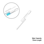 Exact Volume Transfer Pipette, 50uL, 72mm, sterile, 5 resealable bags of 500, 2500/cs