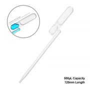 Exact Volume Transfer Pipette, 500uL, 120mm, sterile, 2 resealable bags of 500, 1000/cs