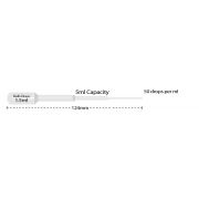 Transfer pipette, 1.5mL, small bulb, extended tip, non-sterile, bulk pack, 500/pk