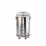 Model S-1500AB, Standard LN2 Container Including 2301 Autofill-Monitor System with Gas By-Pass and LN2 Hose. LN2 capacity: 145L; Usable Interior Height: 41", Interior Diam: 29"; Maximum 2mL Vial Capacity: 9,100; Maximum 50mL Bag Capacity: 434.