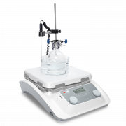 MS10-H500-Pro package 2. Include: LCD Digital 10’’ Square Hotplate Magnetic Stirrer, glass ceramic hotplate, heating temperature up to 500°C. Includes: PT1000A + support clamp. USA plug,100V-120V/50Hz/60Hz