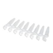 'PROMO Eppendorf PCR Tubes! 0.2mL, 8-tube strips, attached dome cap, PCR clean, 960 tubes.