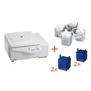 PROMO: Centrifuge 5810 R Cell Culture Bundle. Keypad, refrigerated, includes: Rotor A-4-81 with 4 x 500 mL rectangular buckets, 2 x adapters for 12 Eppendorf Tubes® 5.0 mL and 15 mL conical tubes, 2 x adapters for 5 conical tubes 50 mL. 120 V/50 – 60 Hz (