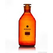 Borosil® Bottles, Reagent, Amber, with Stoppers, 1000mL, 29/32, 5/CS