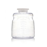 EZLabpure™ Media Bottle PETG, 250 mL, GL45 Closed VersaCap, Sterile