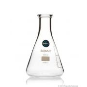 Borosil® Flasks, Erlenmeyer, Narrow Mouth, Ground Glass w/ Stoppers, 100mL, 24/29, 20/CS