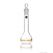 Borosil® Flasks, Volumetric, Class A, WM, Clear, Glass St., 25mL, 12/21, Ind. Cert, 5/CS