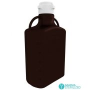 10L (2.5 GAL) Dark Amber PP Carboy with VersaCap® 83mm, Double Bagged, Gamma Sterilized , 1/EA
