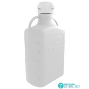 10L (2.5 GAL) HDPE Carboy with VersaCap® 83mm, Double Bagged, Gamma Sterilized , 1/EA