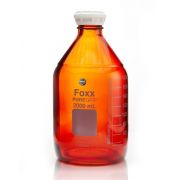 PUREGRIP® Glass Bottles, Media, Round, Amber, GL45 VersaCap®, 2,000mL, 10/CS