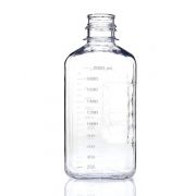 EZBio Media Bottles, PETG, 2L, 53mm Neck, Non-Sterile, Without Caps, 6/CS