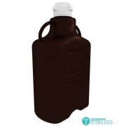 20L (5 GAL) Dark Amber PP Carboy with VersaCap® 83mm, Double Bagged, Gamma Sterilized , 1/EA