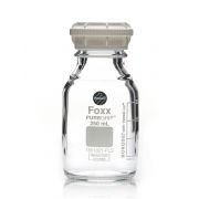 PUREGRIP® Glass Bottles, Media, Round, Clear, GL45 VersaCap®, 250mL, 10/CS