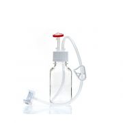 EZBio Single Use Assembly, Media Bottle, 250mL, PC, Vented with Tubing, 10/CS
