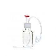 EZBio Single Use Assembly, Media Bottle, 250mL, PETG, Vented with Tubing,  Sterilized, 10/CS