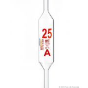 Borosil® Pipettes, Volumetric, Class A, 25mL, Individual Cert, 10/CS