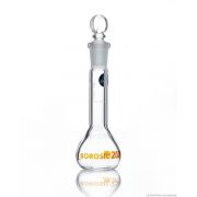 Borosil® Flasks, Volumetric, Class A, WM, Clear, Glass St., 20mL, 12/21, Bat. Cert, 5/CS