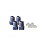 EZwaste Replacement Fittings, 1/4" OD, 4/PK