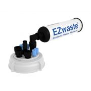 EZwaste System, UN/DOT, 70mm Cap, 4x 1/8" OD Tube Fittings, 4HB & Filter, 1/EA
