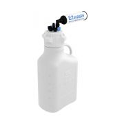 EZwaste System, 5L, HDPE, 83mm Cap, 4x 1/8", 3x 1/4" OD Tubing, 1 HB & Filter REV A, 1/EA