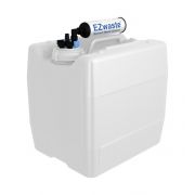 EZwaste System, UN/DOT, 13.5L HDPE, S-70 Cap, 4x 1/8", 3x 1/4" OD Tubing, 1 HB & Filter, 1/EA