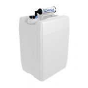 EZwaste System, UN/DOT, 20L, HDPE, S-70 Cap, 4x 1/8", 4x 1/4" OD Tubing, & Filter, 1/EA