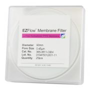 EZFlow®  Membrane Disc Filter, 0.45µm Hydrophobic PTFE, 90mm, PK