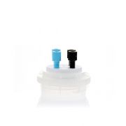 ChromCap™ 100 HPLC Cap Assy, GL45, Adapter w Vent Hole,Four (4x) Ports- OD Tubing 3.2mm (1/8") or 1.6mm (1/16"), 1/EA