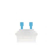 ChromCap™ 100 HPLC Cap Assy, GL45, Adapter w Vent Hole, Two (2x) Ports- OD Tubing 3.2mm (1/8") or 1.6mm (1/16"), 1/EA