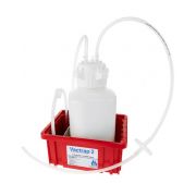 VacTrap, 4L, HDPE, Red Bin, 1/4" ID Tubing, 1/EA