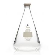 PUREGRIP® Glass Flasks, Erlenmeyer, Clear, GL45 VersaCap®, 5,000mL, 2/CS