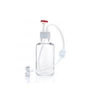 EZBio Single Use Assembly, Media Bottle, 500mL, PC, Vented with Tubing, 10/CS