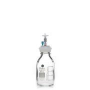 PUREGRIP® Universal HPLC Solvent Reservoir  Bottle Assembly, VersaCap® GL45, 500mL Clr Reagent Bottle,  1x Ports- OD Tube 3.2mm (1/8") & 1.6mm (1/16"), 1/EA