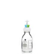 PUREGRIP® Universal HPLC Solvent Reservoir Bottle Assembly, VersaCap® GL45, 500mL Clr Reagent Bottle,  4 X Ports- OD Tube 3.2mm (1/8") & 1.6mm (1/16"), 1/EA