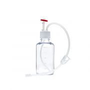 EZBio Single Use Assembly, Media Bottle, 500mL, PETG, Vented with Tubing, Sterilized, 10/CS