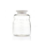 EZLabpure™ Media Bottle Polystyrene, 1,000 mL, GL45 Closed VersaCap, Sterile
