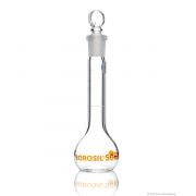 Borosil® Flasks, Volumetric, Class A, WM, Clear, Glass St., 20mL, 12/21, Ind. Cert, 5/CS