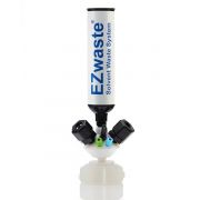 EZWaste® Universal Stackable HPLC VersaCap® 51S Solvent Waste Cap Assembly, W/ Exhaust Filter, 6 X OD Tube-3.2 mm (1/8") &1.6 mm (1/16"), 3 X Hose Barb 3.2mm(1/8") & 9.5mm(3/8"), 3 X OD Tube 12.7 mm (1/2"), 1/EA