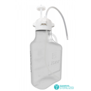 EZBio® Single Use Carboy Assembly, 10L,  PETG, VersaCap® 83B, TPE Tubing w/ Dip Tube, Sterilized, 1/EA