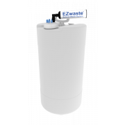 EZwaste XL System, UN/DOT, 60L, HDPE, S-70 Cap, 6x 1/8" OD Tubing, 1 HB & Filter, 1/EA