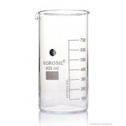 Borosil® Tall Form Beaker with Spout 800 ML, 20/CS