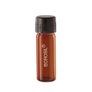 Amber Culture Tubes Media Flat Bottom PP cap with Liner 5 mL, 100/CS