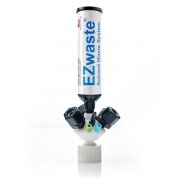 EZWaste® Universal Stackable HPLC 38-430 Solvent Waste Cap Assembly, W/ Exhaust Filter,  6 X OD Tube-3.2 mm (1/8") &1.6 mm (1/16"), 3X Hose Barb 3.2mm(1/8") & 9.5mm(3/8"), 3 X OD Tube 12.7 mm (1/2"), 1/EA
