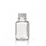 EZBio® 60 mL PETG Media Bottles, Non-Sterile, Square Storage Bottles with 24-415 Neck, Without Caps, 40/CS