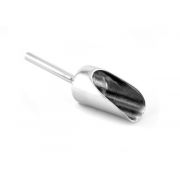 EZBio Stainless Steel Pharma Scoop, 316L, 10mL, Steel Handle, 1/EA