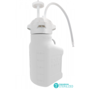 EZBio® Single Use Carboy Assembly, 10L,  HDPE, VersaCap® 83B, TPE Tubing w/ Dip Tube, Sterilized, 1/EA